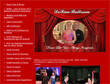 Tablet Screenshot of definoballroom.com
